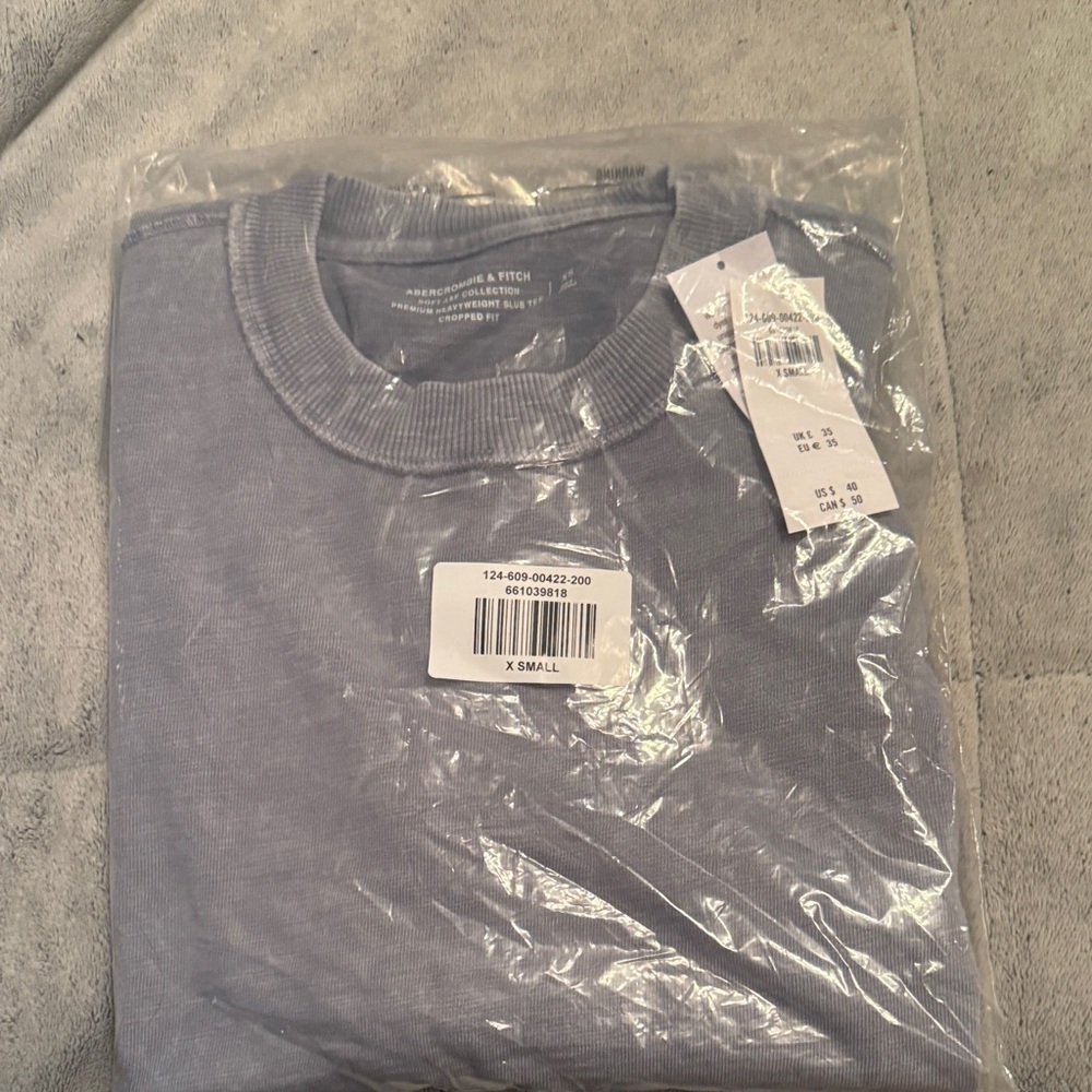 Abercrombie & Fitch Gray Crew Neck Sweatshirt